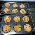 El cooksnap de Deborah cuando hizo Muffins chocolate blanco y arándanos.