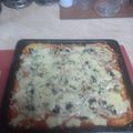 El cooksnap de Joanna Concha cuando hizo Pizza coliflour dough (0 carbs).
