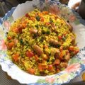 El cooksnap de Rosa Padrón Argentó cuando hizo Arroz con chorizos en olla a presión eléctrica.