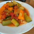 Adri Cooksnap-ja, amikor elkészítette a(z) Padlizsános cukkini-lecsó, bulgurral receptet.