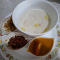 Cooksnap Masfatra semasa beliau membuat Bubur Nasi Bersantan.
