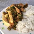 El cooksnap de Jhajayra cuando hizo Saltado de vainitas con pollo☺️🍴.