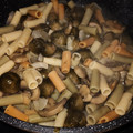 El cooksnap de Juan Carlos Cejudo de las Heras cuando hizo Macarrones con champiñones y coles de Bruselas.
