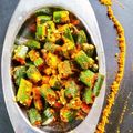 Pinky jain का कुकस्नैप जब उन्होंने मसाला भिंडी (Masala bhindi recipe in hindi) बनाया था।