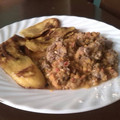 El cooksnap de Frank Henriquez cuando hizo Mollejas de pollo en salsa de berenjena.