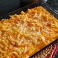 El cooksnap de marcelo fernandez cuando hizo Macarrones con bacon, y costra de huevos, quesos y bebida de avena.