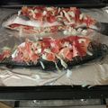 El cooksnap de diego gomez valero cuando hizo Trucha al horno con chalotas y jamón.
