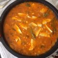 El cooksnap de Charles cuando hizo Garbanzos con Bacalao.