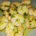 El cooksnap de Natalia Castelló cuando hizo Gambas al ajillo.
