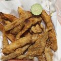 El cooksnap de Adri Cruz cuando hizo Deditos de pescado con ajonjolí.