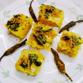 Geeta Godhiwala's cooksnap of when they made Khaman Dhokla.
