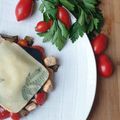 il RK quando ha preparato Omaggio a Gualtiero Marchesi: il raviolo aperto