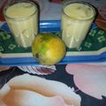 Sonika Gupta's cooksnap of when they made Mango shake.
