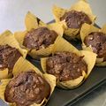 รูป Cooksnap ของ Teerin Horthong เมื่อเขาทำ Double Chocolate Banana Muffin