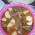 Kiran Asghar's cooksnap of when they made Aaloo gosht.