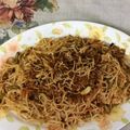 Rita Mehta ( Executive chef ) का कुकस्नैप जब उन्होंने रेस्टोरेंट स्टाइल चाऊमिन बनाया था।