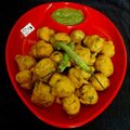 Manisha Sampat का कुकस्नैप जब उन्होंने मेथी बेसन के पकौडे (methi besan ke pakode recipe in Hindi) बनाया था।