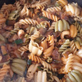El cooksnap de Priscila cuando hizo Pasta con verduras y soja.