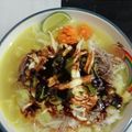 Cooksnap dari Christiana Corsel untuk resep Soto Lamongan dengan bubuk koya