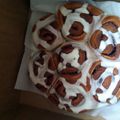 Hailee Brandon's cooksnap of when they made Pam's homemade cinnabon....