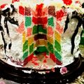 Cooksnap dari farida Sulthan 🇮🇩 (IG. Malika02782) untuk resep Rainbow Checkerboard   Cake