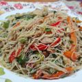 El cooksnap de Balbijesusmaria cuando hizo Fideos Chinos salteado con Verduras,  Pollo y Chiu Chow - Chinese Noodles.