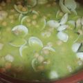 El cooksnap de Silvia Ramirez Guerreiro cuando hizo Garbanzos con gambas y almejas.