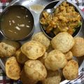 Pooja Singh's cooksnap of when they made Golgappa.