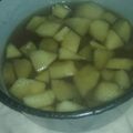 El cooksnap de Aylen Meza cuando hizo Compota de manzana.