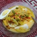 Cooksnap dari Susetianingsih untuk resep Kuah lontong sayur(labu siam, ayam suir dan tahu)