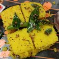 Tanisha Sharma's cooksnap of when they made Dhokla.