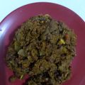 Chinyere Jackson 's cooksnap of when they made Fiofio and achicha.