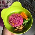 Cooksnap dari Oliana Afiatinnisa untuk resep Nasi goreng buah naga (MPASI 1y+)