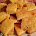 El cooksnap de Mariza Benítez de Sosa cuando hizo Fainá de queso.