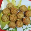 Cooksnap dari Asrilia Kurniasari untuk resep Bola tahu rambutan isi sosis