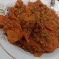 El cooksnap de Ángel Gonzalez cuando hizo Bifes a la portuguesa.