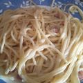 El cooksnap de hankoners cuando hizo Espaguetis Carbonara.