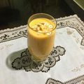 Sudipa Gope's cooksnap of when they made Mango shake.