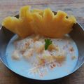 Komal Jayadeep Save's cooksnap of when they made ओणम स्पेशल  पायनापल रायता (pineapple Raita recipe in marathi).