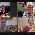 Lisa's cooksnap of when they made Flammkuchen Schwarzwald.