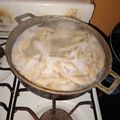 El cooksnap de Denesys Estevez cuando hizo Domplines con pacofish con coco 🥥.