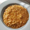 El cooksnap de La maestra Inés cuando hizo Arroz caldoso con gambas en Monsieur Cuisine.