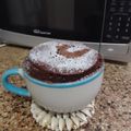 El cooksnap de Silvia cuando hizo Torta de chocolate en taza.