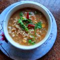 স্বর্নাক্ষী চ্যাটার্জি 's cooksnap of when they made ম্যাগি ভেজিটেবল স্যুপ (maggi vegetable soup recipe in bengali).