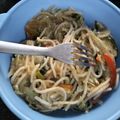 Falguni Shah's cooksnap of when they made નુડલ્સ (Noodles Recipe In Gujarati).