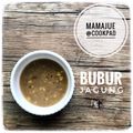 Cooksnap Juanita semasa beliau membuat Bubur jagung kosong.