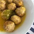 El cooksnap de Marieta cuando hizo Albóndigas en salsa de cebolla.