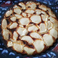 El cooksnap de Silvia Rivas cuando hizo Tarta de manzana light.