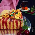 کوک اسنپ مطبخ لیلا بعد از امتحان کردن کیک آلبالویی با سس آلبالو و چای آلبالو.