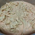 El cooksnap de Columba CMs cuando hizo Espagueti cremoso con chipotle y pechuga.
